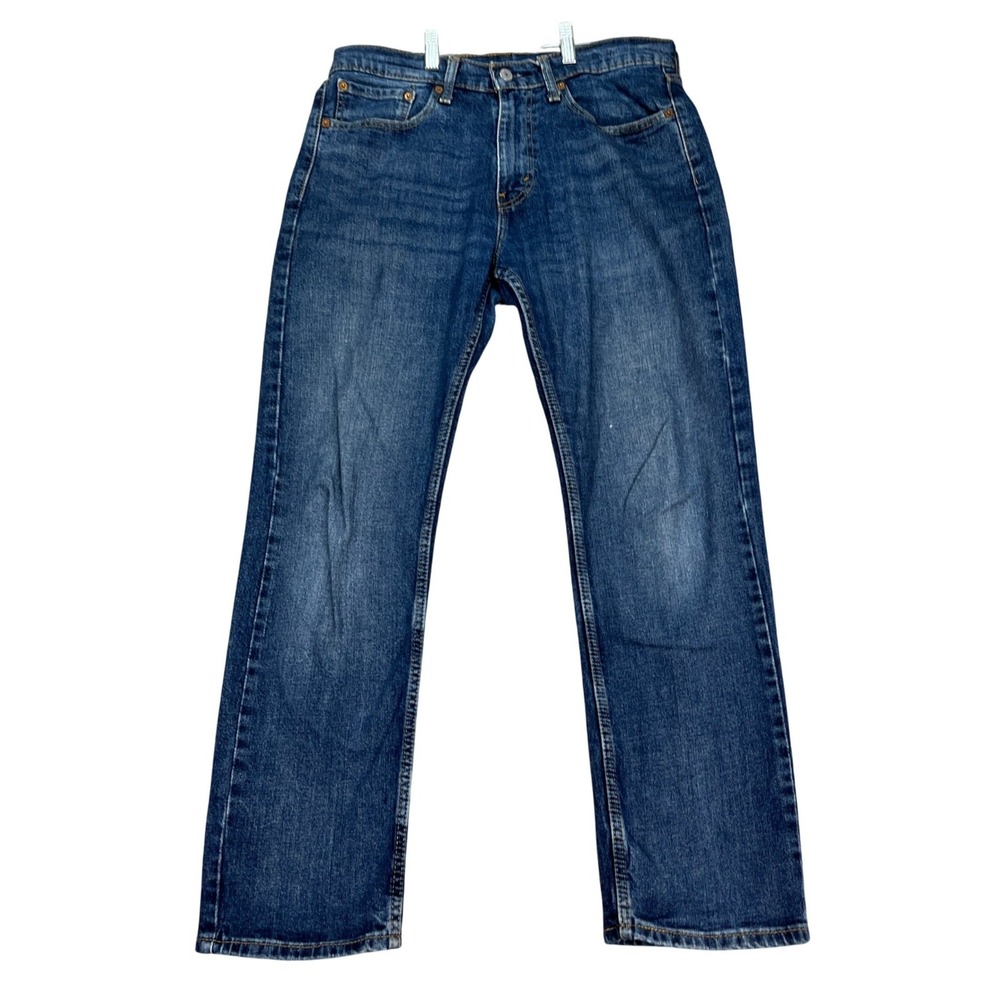 Levi's 505 Jeans Men 32x30 Medium Wash Denim Straight Leg 5 Pocket Twill Classic